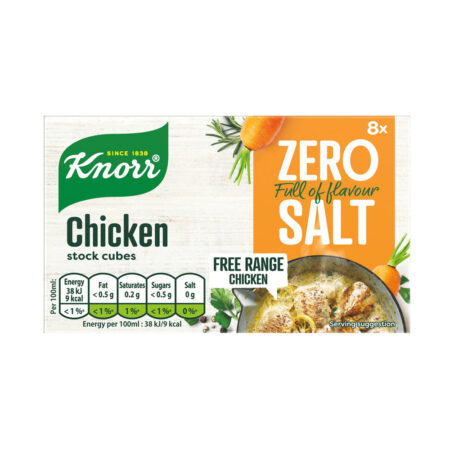 Knorr Zero Salt Stock Cubes Chicken 8 Pcs