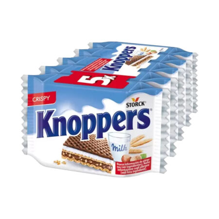Knoppers Wafers 5x25g (4+1 FREE)