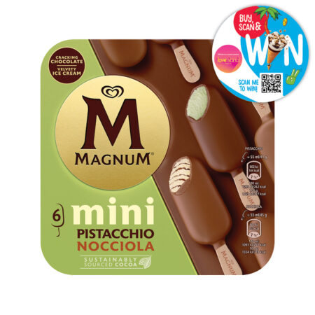 Magnum Mini Pistachio Hazelnut Multipack 6 Pcs
