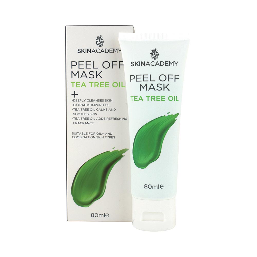 Koncentration forgænger mm Skin Academy Peel Off Mask - Tea Tree Oil 80ml - What's Instore
