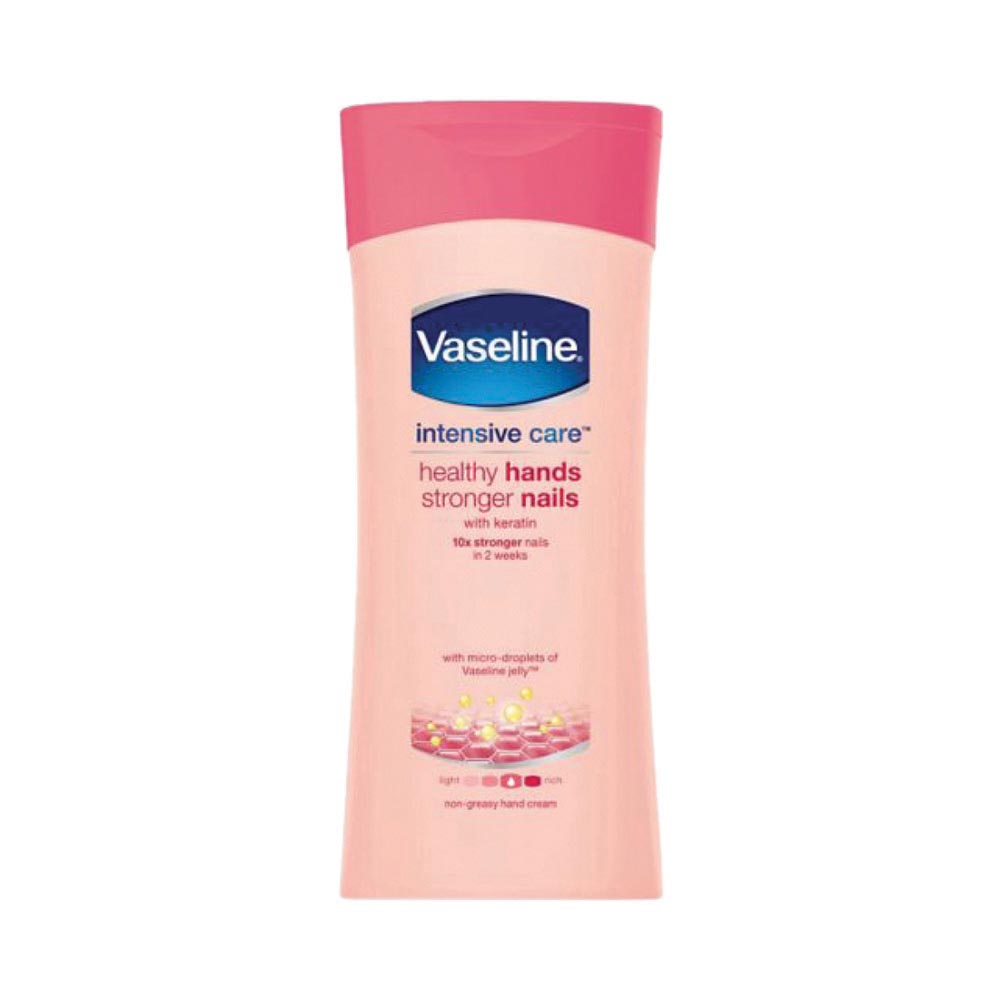 Samarbejdsvillig Hovedgade nylon Vaseline Healthy Hands & Strong Nail Lotion 200ml - What's Instore